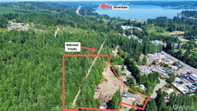 Property lines are approximate.  Buyer to do due diligence on property lines.