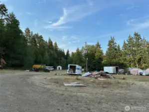 Large flat lot used for collecting the scraps by the owner