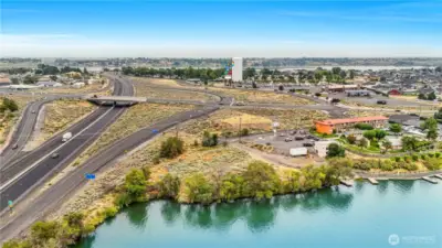 Easy freeway access enhances visibility and convenience