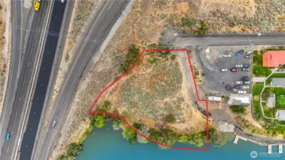 One of the last remaining waterfront commercial lots with I-90 exposure
