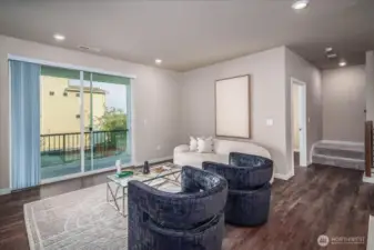 Living Room - Slider to Deck
