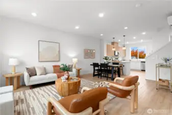 Open style layout for easy entertaining