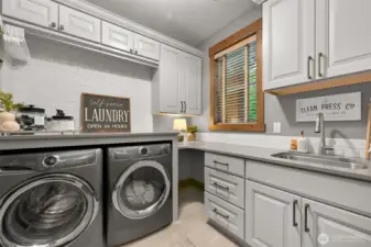 Main floor laundry