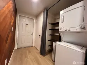 Entry and laundry area