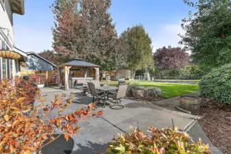 Amazing backyard that is 10,422 square feet.