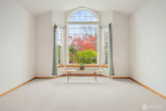 Stunning large window in the LR lets in a ton of natural light!