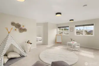 Extra large playroom upstairs