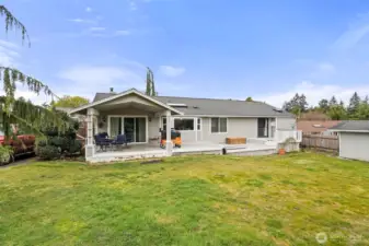 Backyard View Of Home