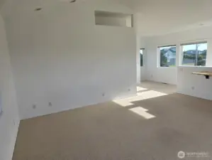 GUEST HOUSE SEEN AS WALKING THROUGH ENTRY DOOR FROM CATWALK