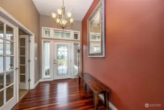 Grand Entry w/ Brazilian Hardwood Flooring.