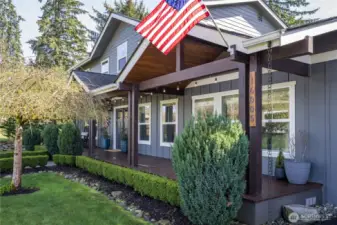 Covered front porch