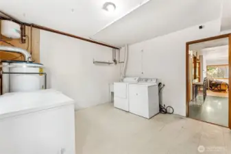 Huge laundry room