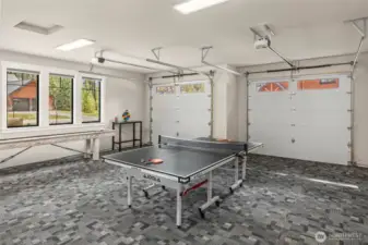 2-car garage has been converted to a fun game room. All games stay with the home.