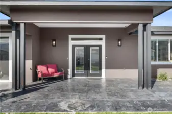 Front entry.