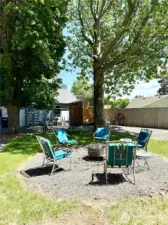 Large Seating Area and Firepit
