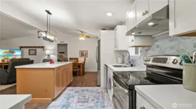 Long View of the Kitchen.