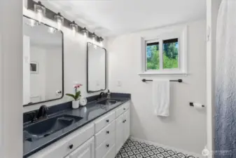 Upstairs bathroom.