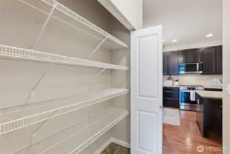Huge pantry space