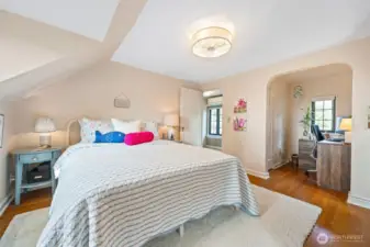 Delightful second bedroom on upper floor.