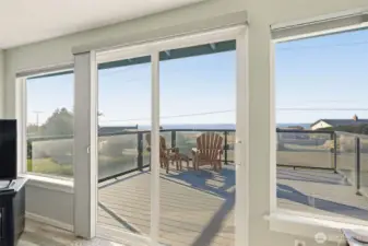 Sliders that lead to oversized deck