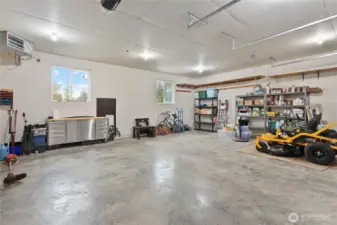 The shop on this property is wired with 220