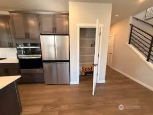 Ample pantry for your Costco trips located just minutes away!