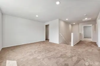 Bonus Room 2nd floor-Disclaimer- Photos are from a similar floor plan from another community, photos are for illustrative purposes only. Finishes, flooring, features, upgrades, countertops, paint, colors, and other features may vary.