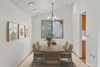 Staged Dining Room