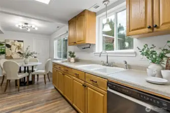 Kitchen and Dining View