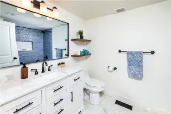 Main floor hall bath