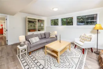 Lower level rec froom