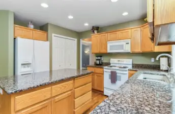 Large pantry is a bonus! All appliances come with home.