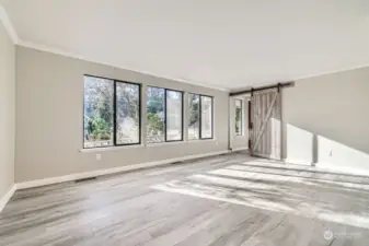 Living room looking towards front door