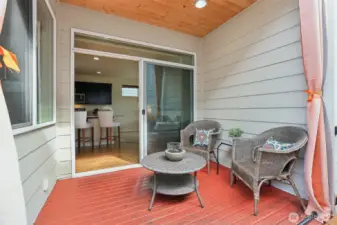 Covered Deck off Living Area