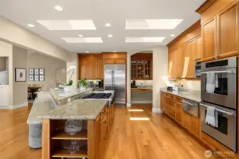 Spacious kitchen