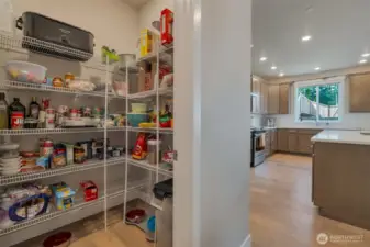 Walk in pantry