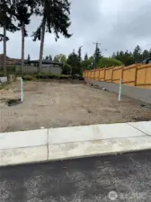 VIEW OF 4000SF READY TO BUILD LOT WITH ALL UTILITIES POWER WATER GAS AND SEWER STUBBED ON LOT.  NOTHING LIKE IT READY TO BUILD IN KENT.  DONT WAIT