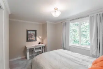 This bedroom now has LVP flooring in it