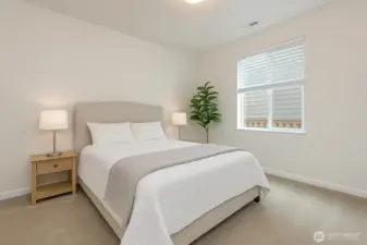 Main level Bedroom (Virtually staged)