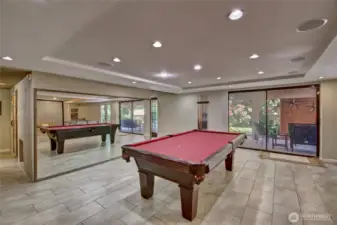 Billiards area