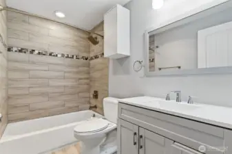 Fabulous updates are found in the primary bathroom! Move-in ready!