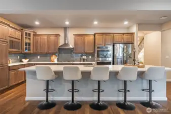 Large oversized island