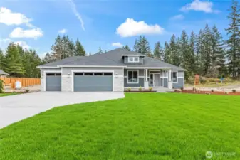 Photos of actual home and 2.51 acre home site.