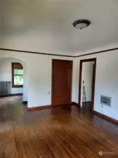Living room & Dining room.  Apt 1