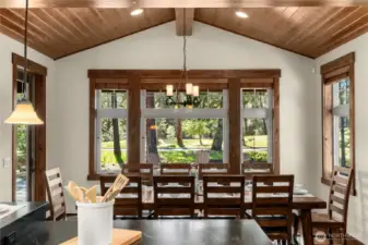 Dine with a view of Rope Rider Golf Course!