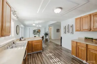 Plenty of cabinet storage in this kitchen!