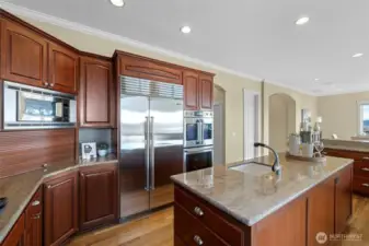 Gourmet kitchen