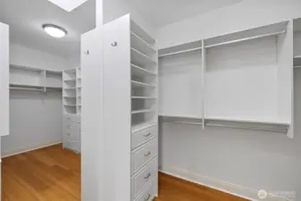 Large walk-in closet