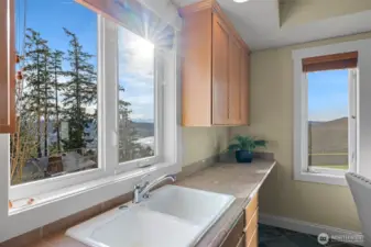 View from lower kitchen window
