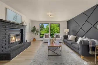 views out the front and privacy out the back.
